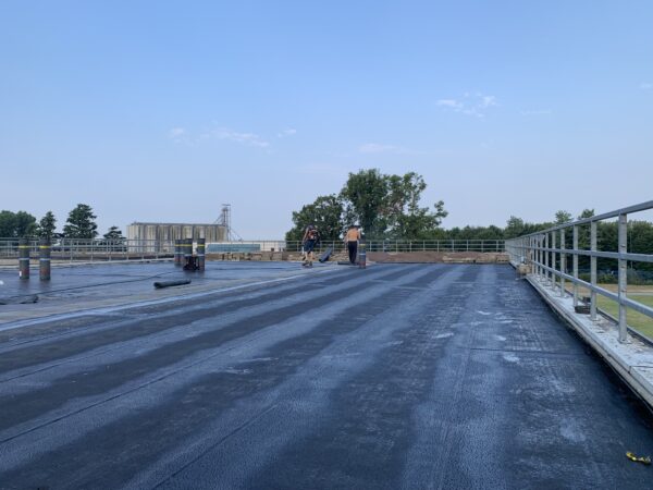 Impermeabilizzazione di una copertura piana